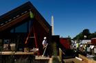 A scene from the competition at this Solar Decathlon