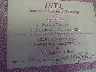 insurance certificate