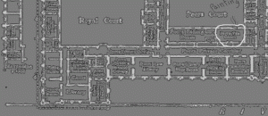 The Peers Tea Room where painting may be.