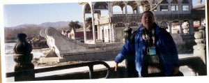 This is the author of this blog. I am standing beside the stone boat in the Summer Palace in Beijing.