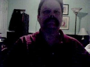 Not a very flattering image. A selfie taken a few nights ago.