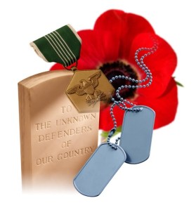 Because of our Memorial Day traditions we only tie in indirectly with British Remembrance Day