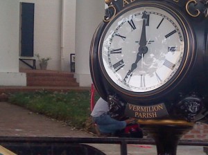 As I was on the way to the place where I am typing this post I took this set of photographs. In many ways a new public clock is a symbol and expression of a community tradition.